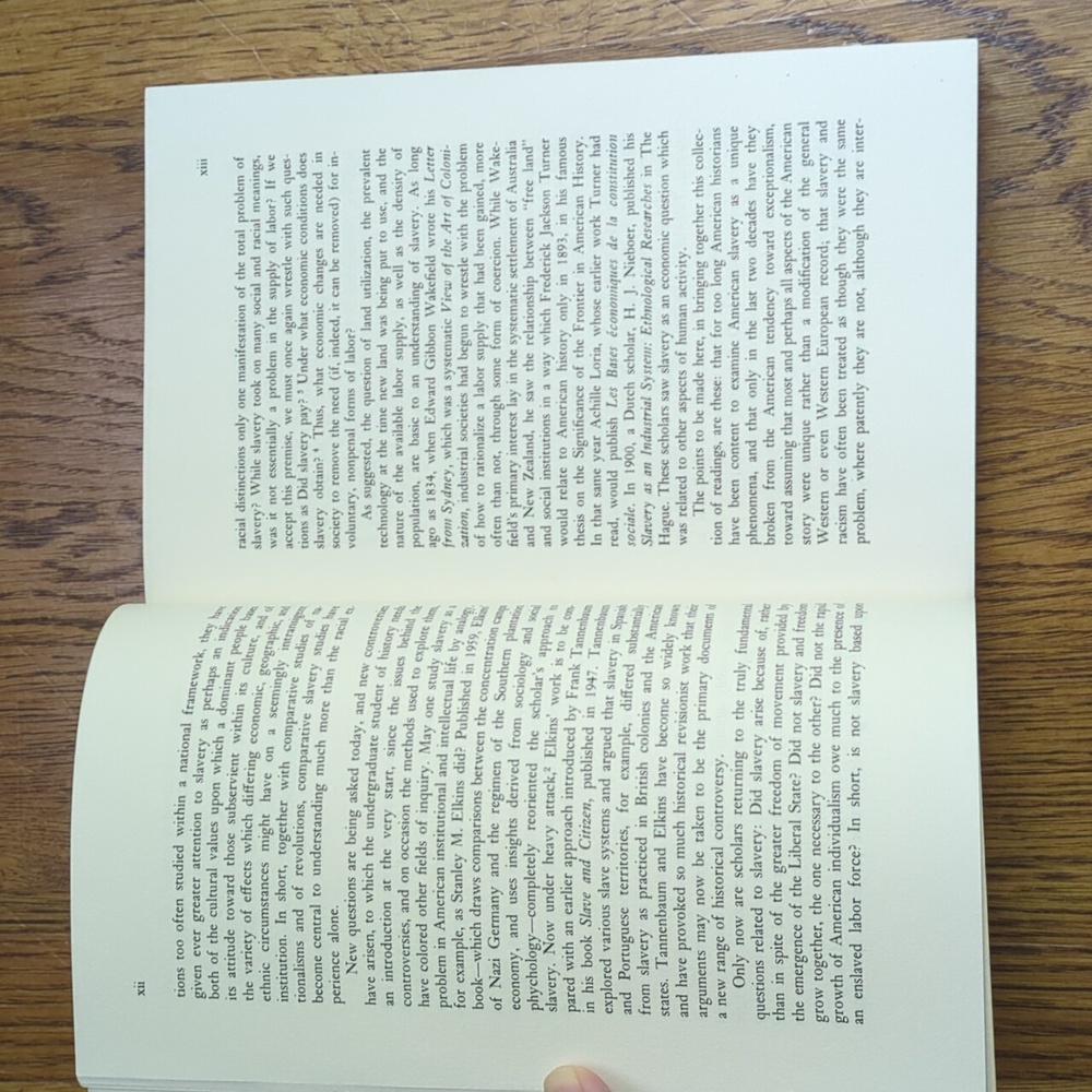 Vintage 70s Slavery A Comparative Perspective Paperback Nonfiction Book - Picture 12 of 17